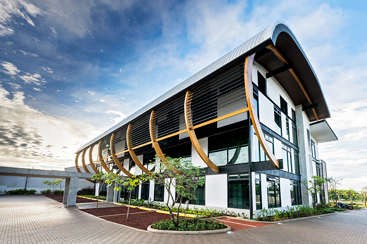 Imagen render centro corporativo