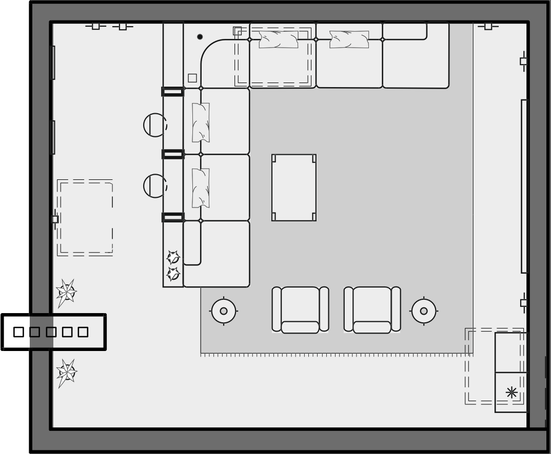 Imagen planos del lobby